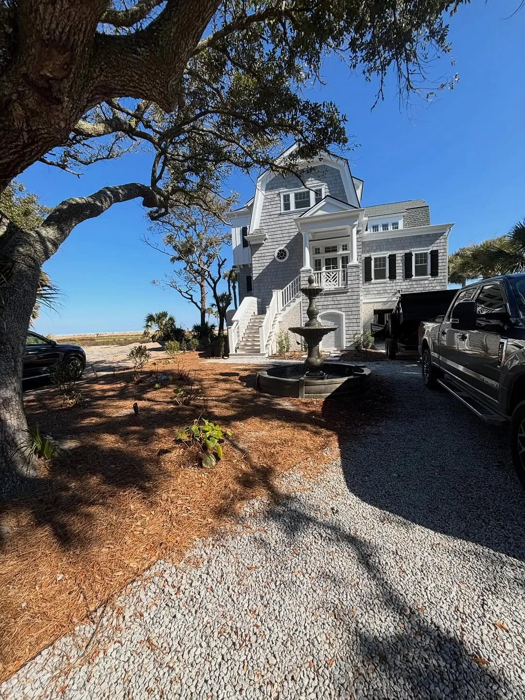 Planting and irrigation on Fripp Island